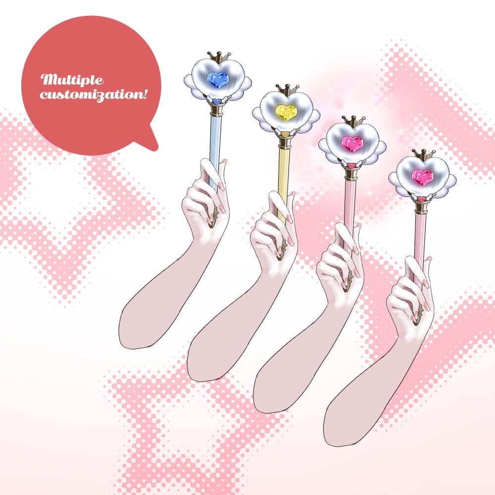 【Live2D】魔法少女ステッキ / PrincessHeartStick