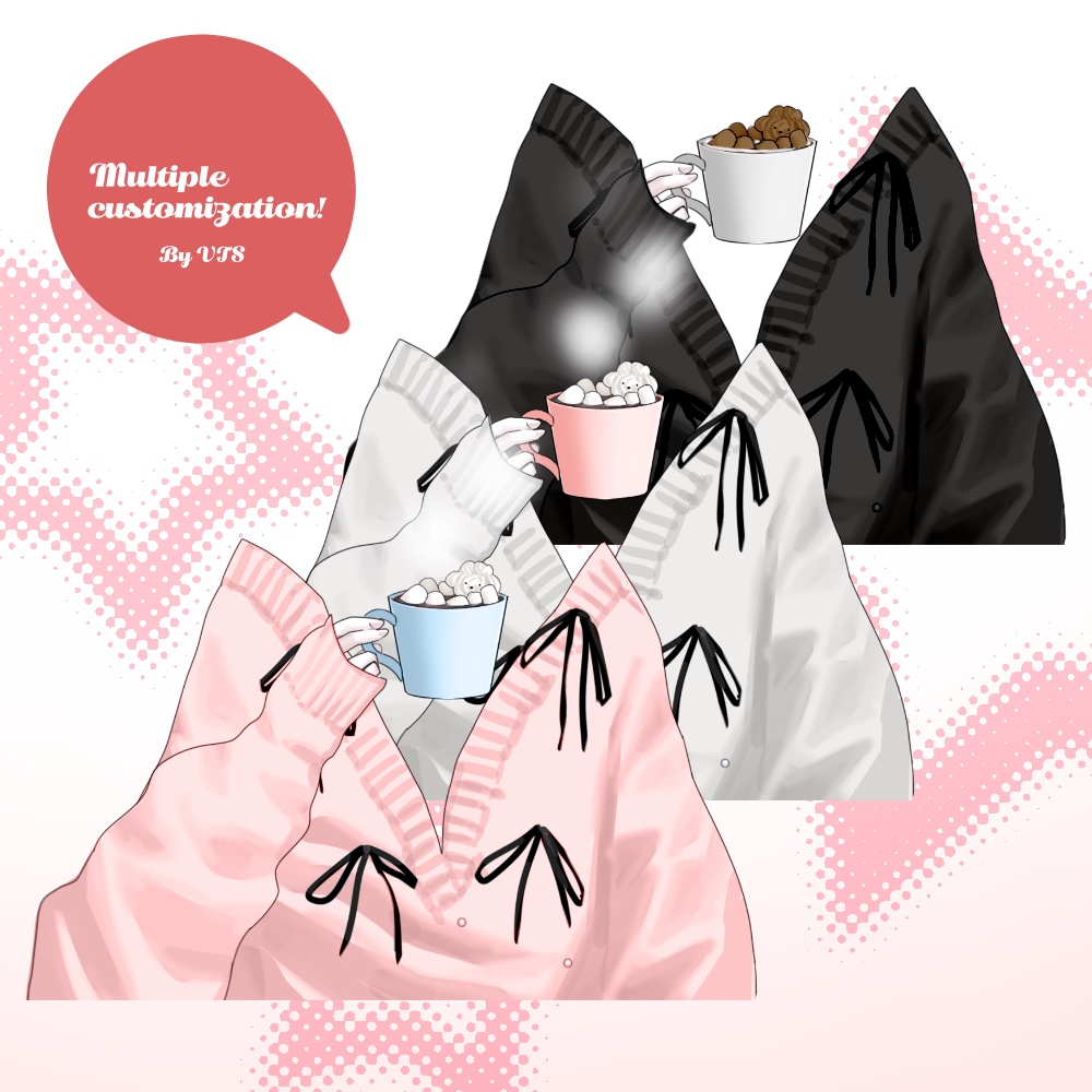 【Live2D】あったかココアセット / HotCocoaSets /ホットココアセット