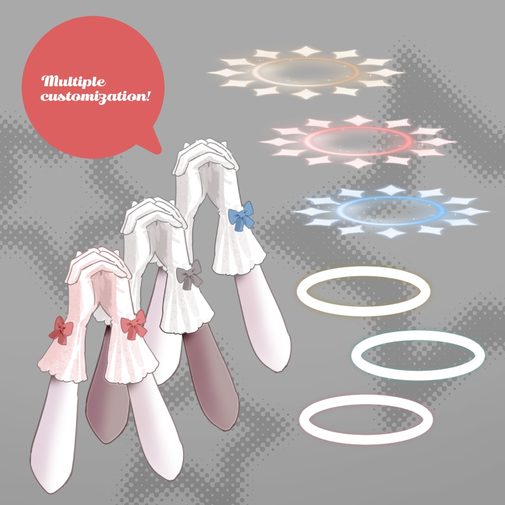 【Live2D】エンジェルセット / Angel Ring Sets