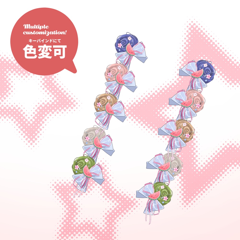 【Live2D】すずしげお団子ヘア /SummerBuns