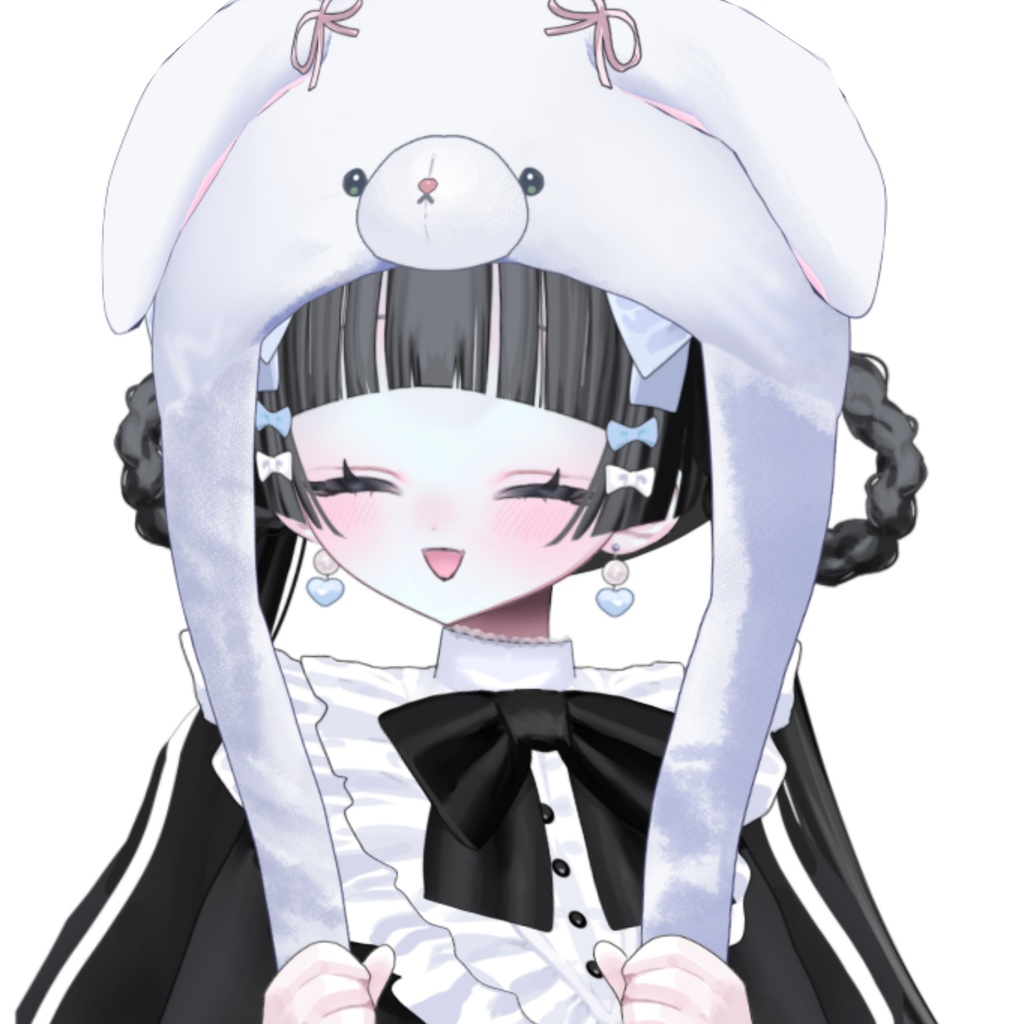 【Live2D】カスタムうさぎ帽 /AssetPikoRabbit