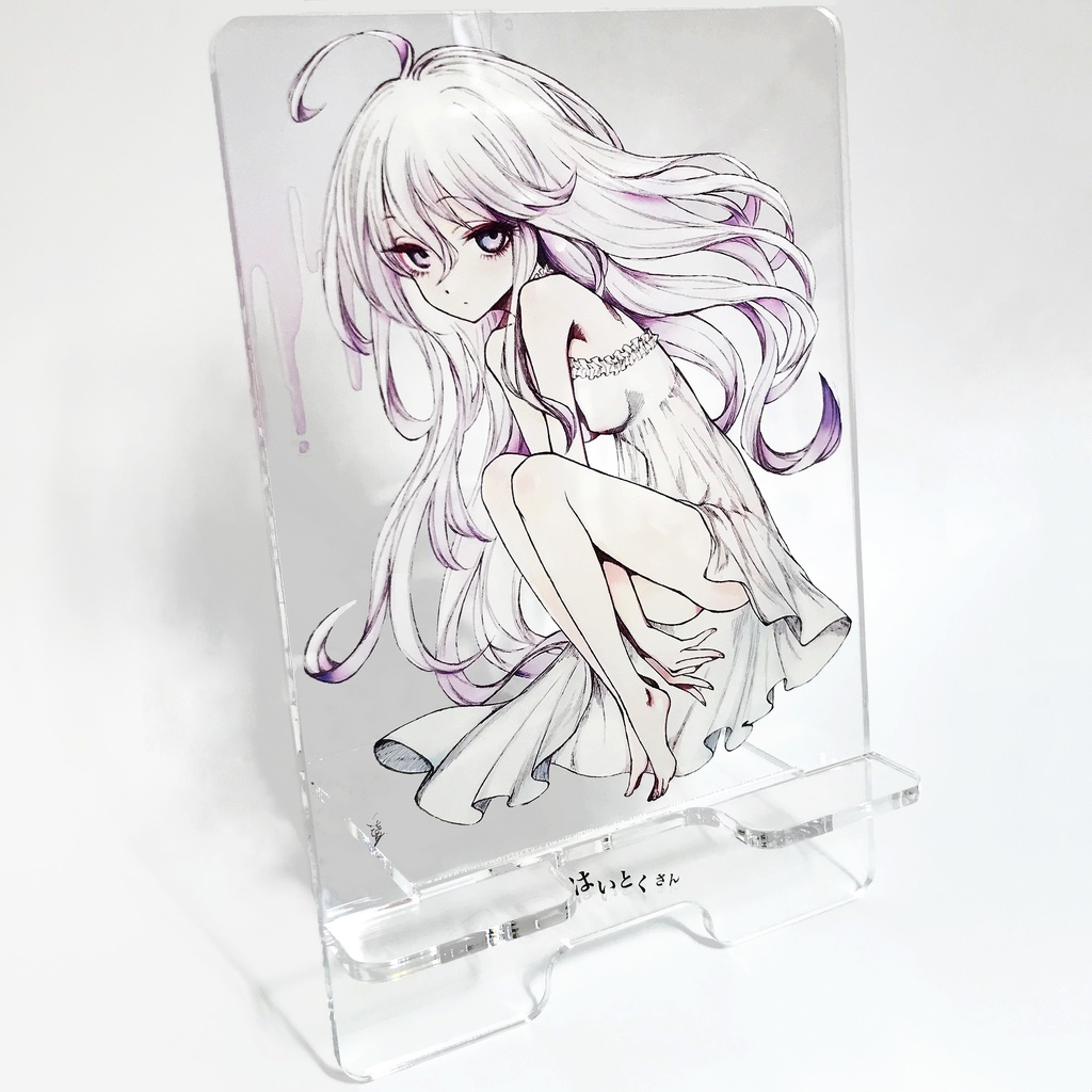 「はいとくさん」アクリルスマホスタンド