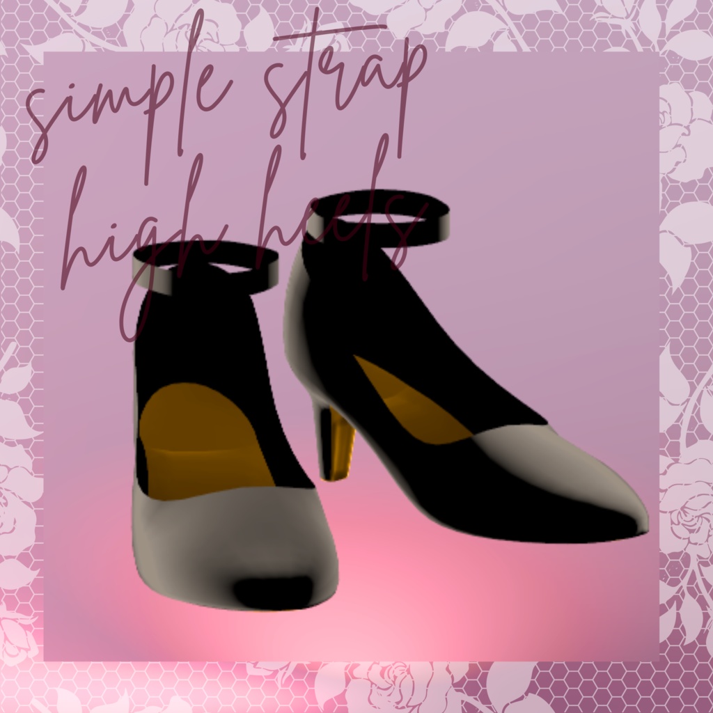 Simple strap high heels-シンプルストラップハイヒール