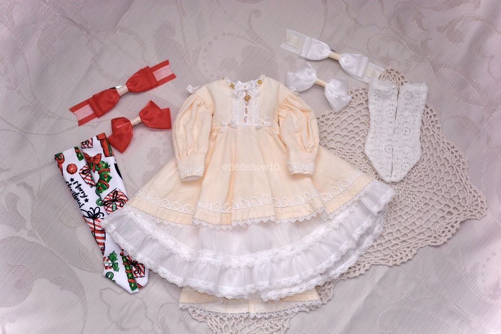 ジンジャーマンクッキーワンピースセット(White Ver.)