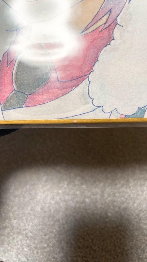 【訳あり】雪ミク2022 直筆色紙