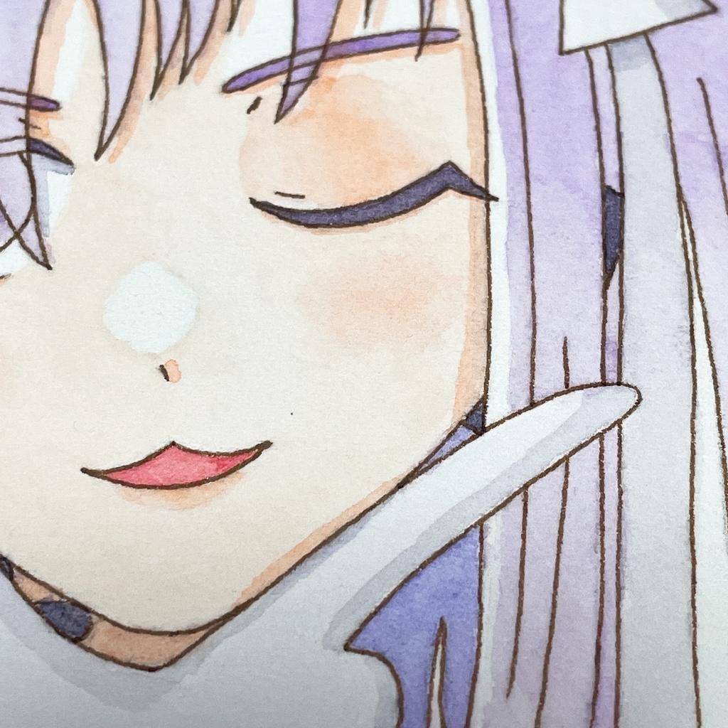 【訳あり】九十九シオン 直筆色紙