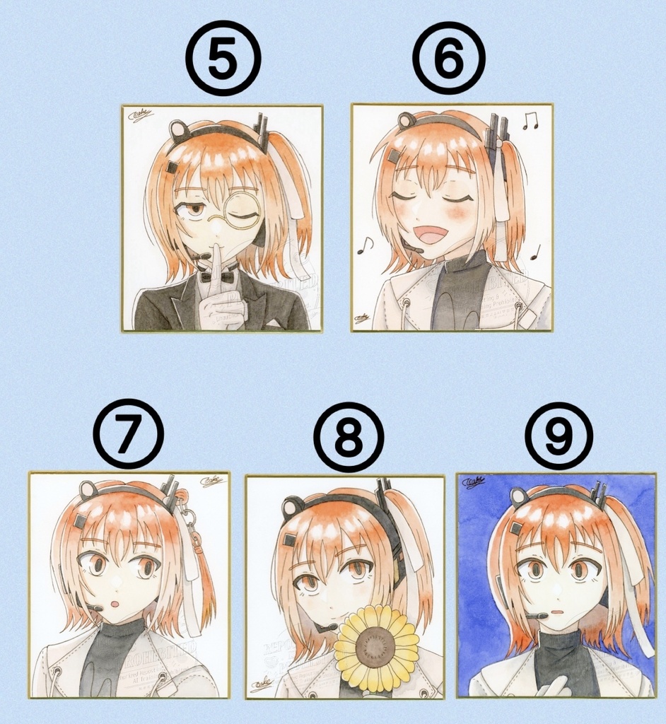 足立レイ 直筆色紙2