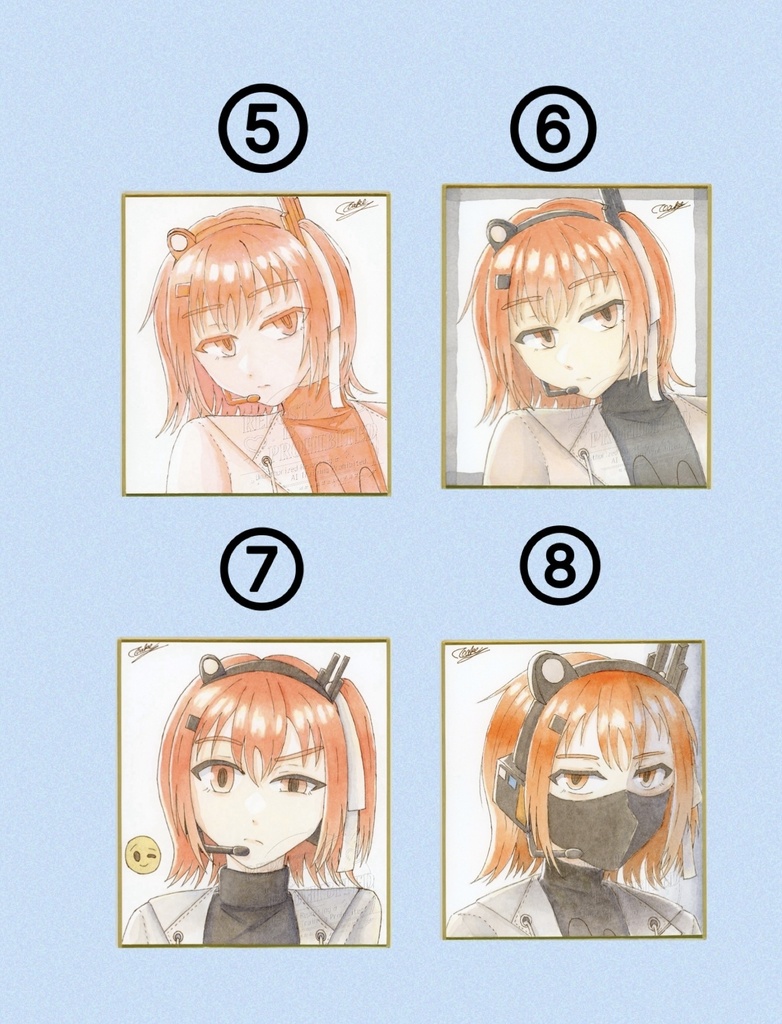 足立レイ 直筆色紙①