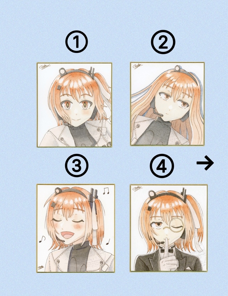 足立レイ 直筆色紙②