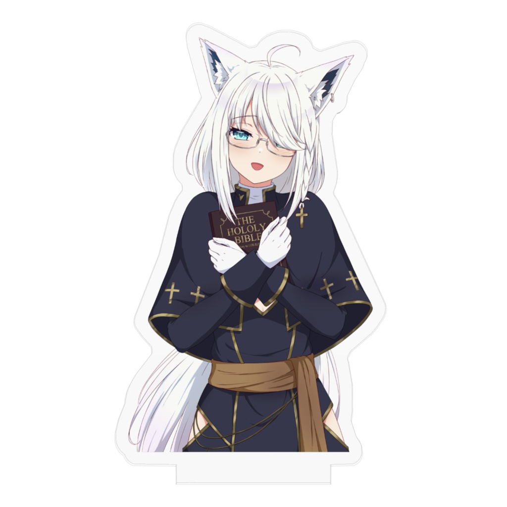 【非公式】白上フブキ「神父様にしますか?」【アクリルフィギュア】