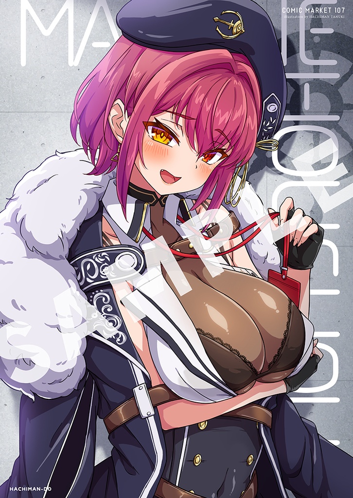 【非公式】C107 マリン船長 社長衣装ポスター【A3ポスター】