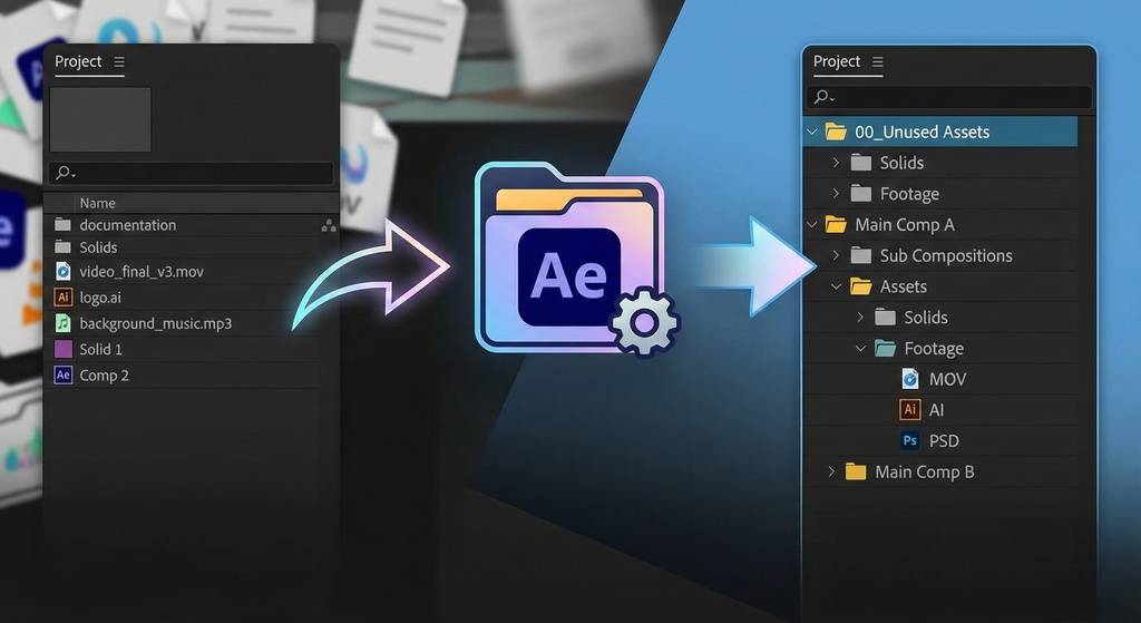 AE Project Folder Organizer