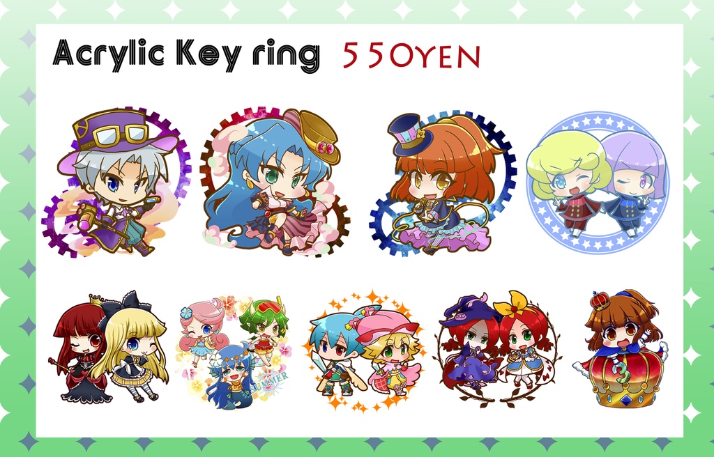 アクリルキーホルダー