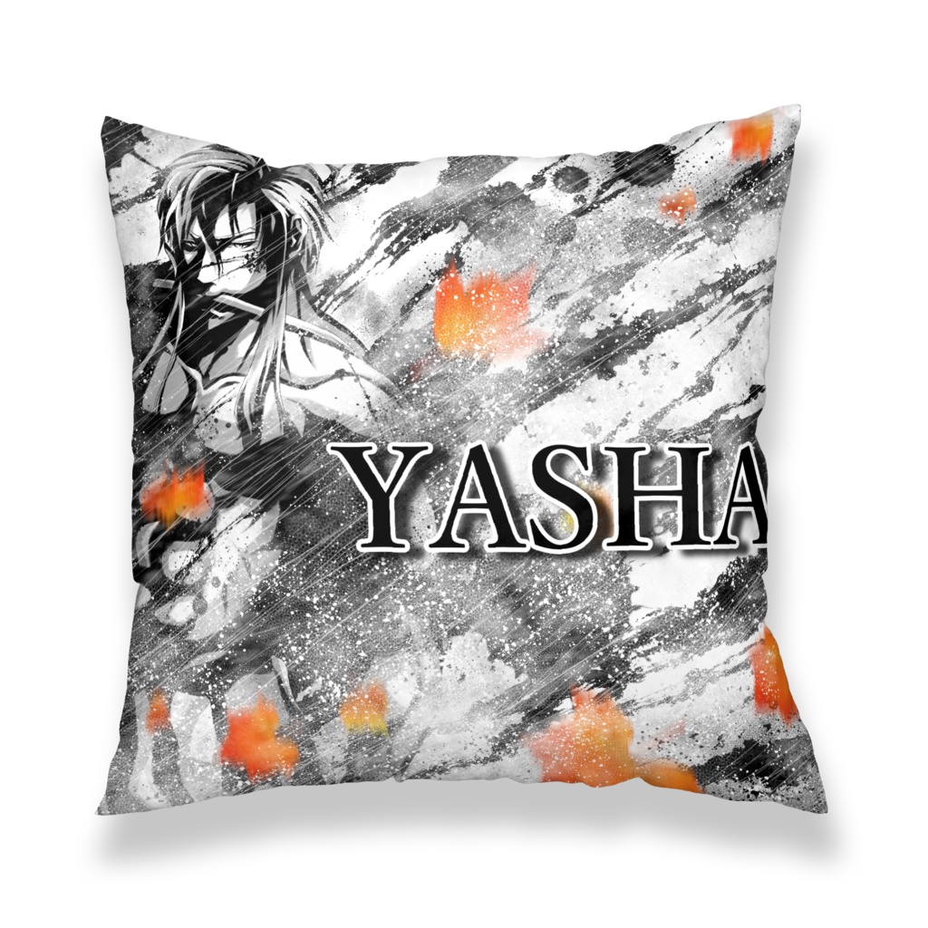 現代忍者リバーシブルクッションカバー