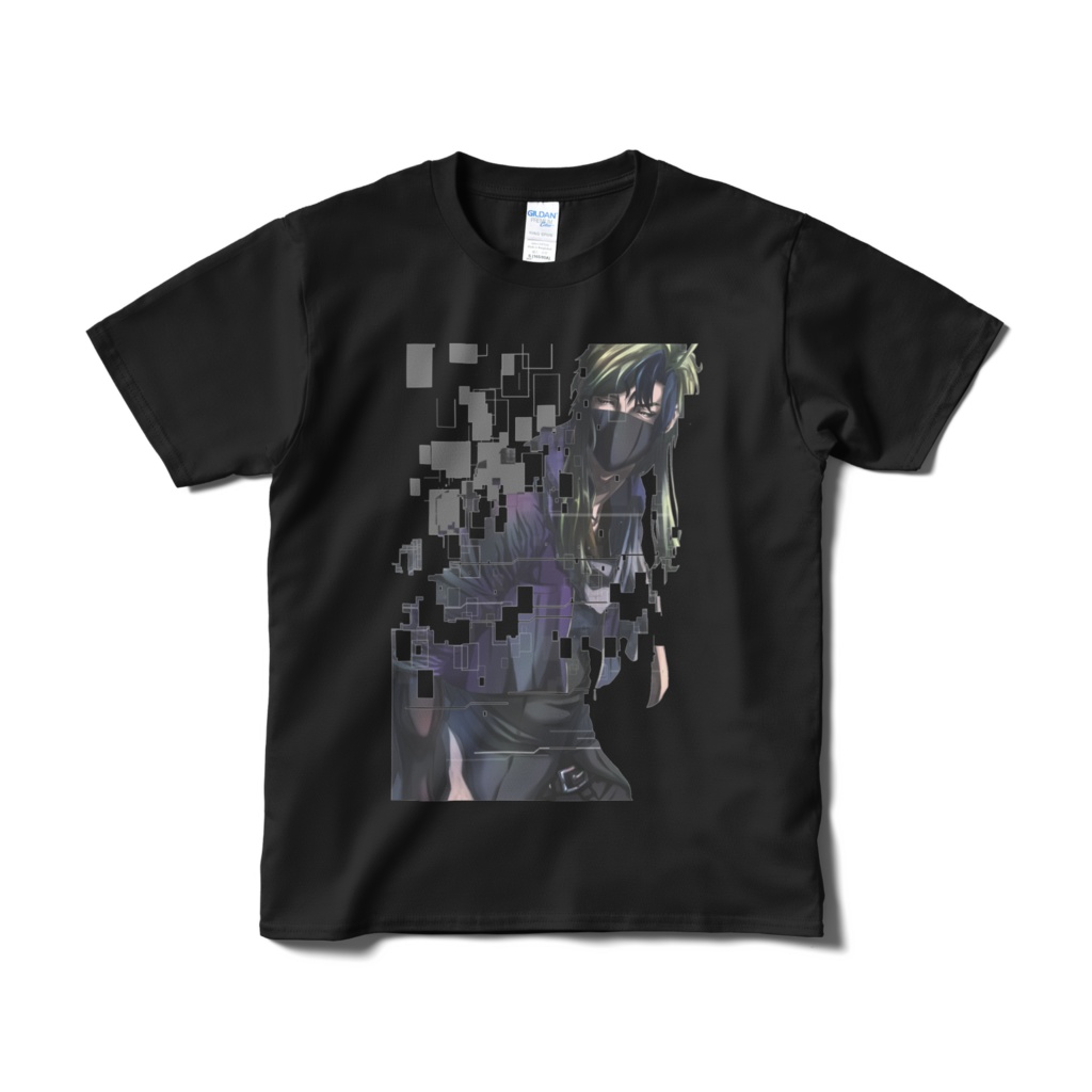 現代忍者Tシャツ背景透過版