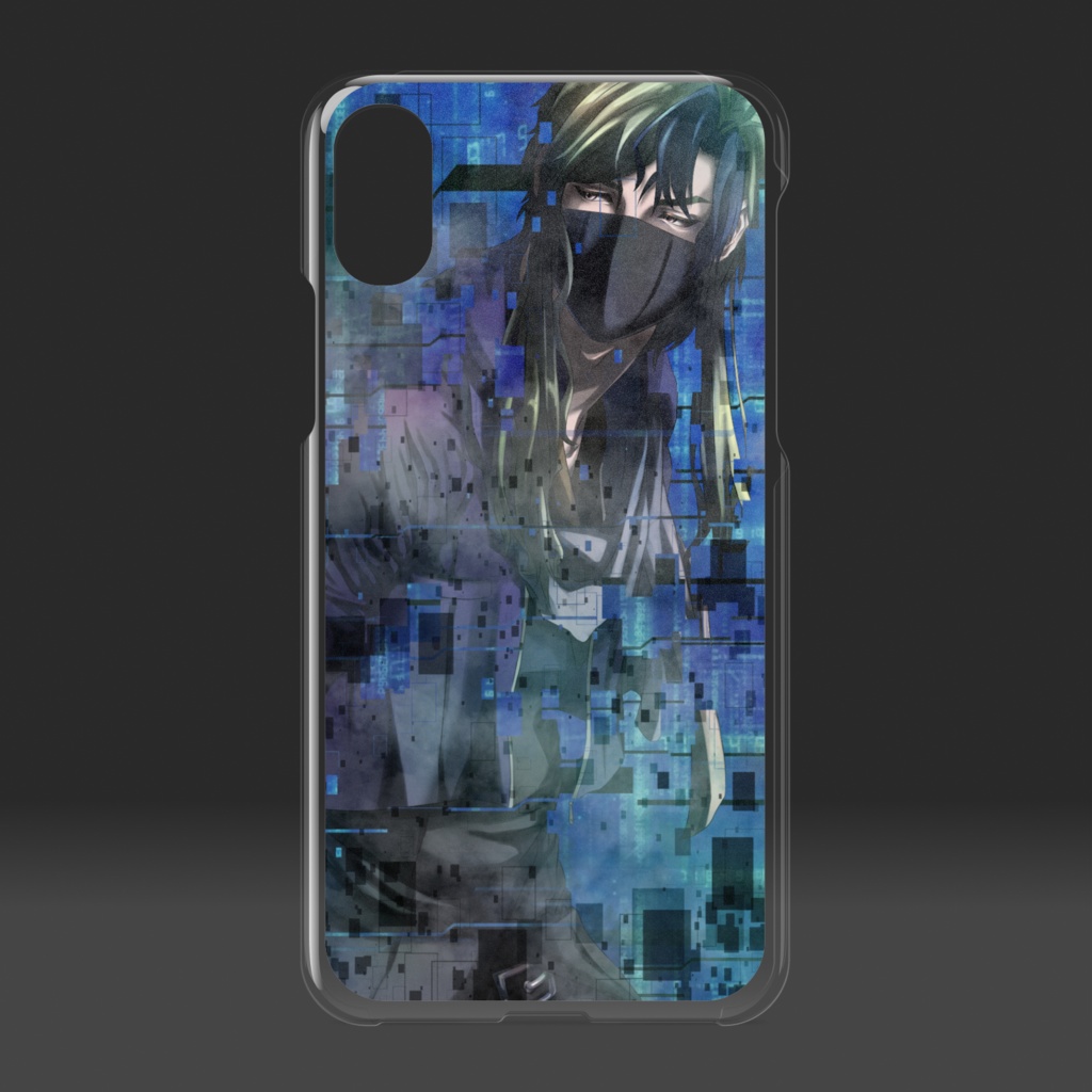 現代忍者クリアiPhoneケース
