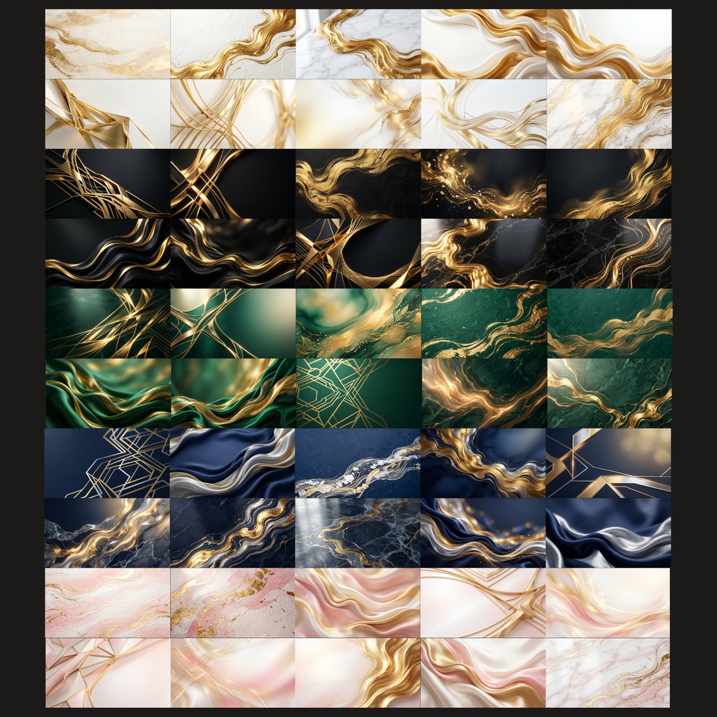 【商用利用OK】Luxury Gold Background 70枚セット|高級感ゴールド背景素材集|SNS・広告・サムネイル対応