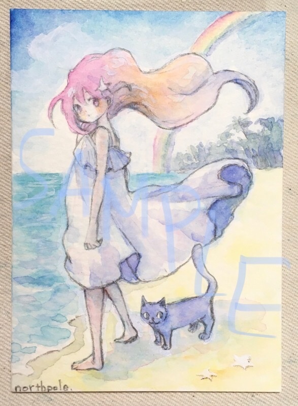 【水彩原画】rainbow