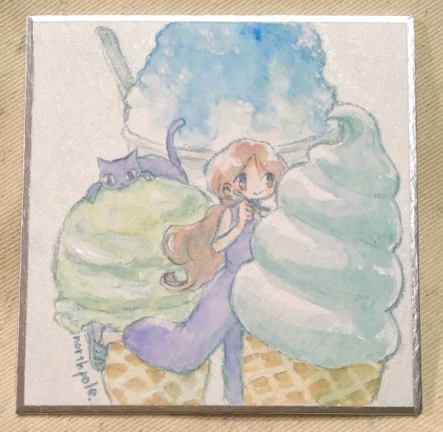 【水彩原画】soda