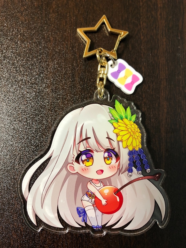 両面印刷アクキー 涼夏ちゃん チョコレイ堂 Booth