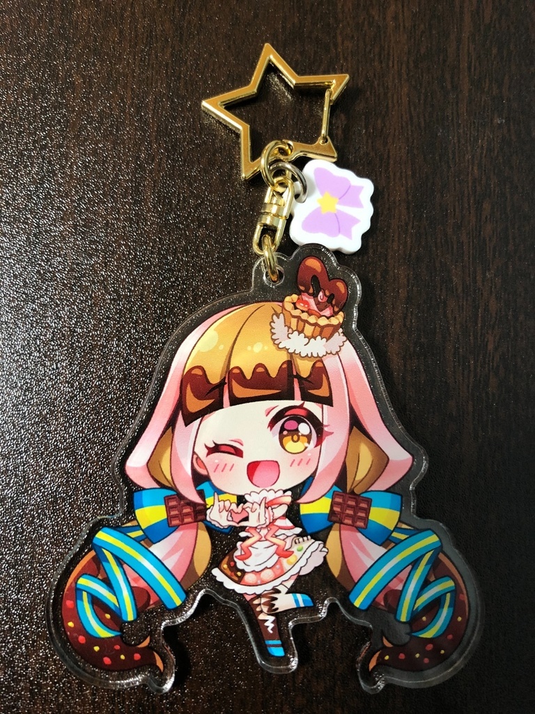 両面印刷アクキー チョコ子ちゃん チョコレイ堂 Booth