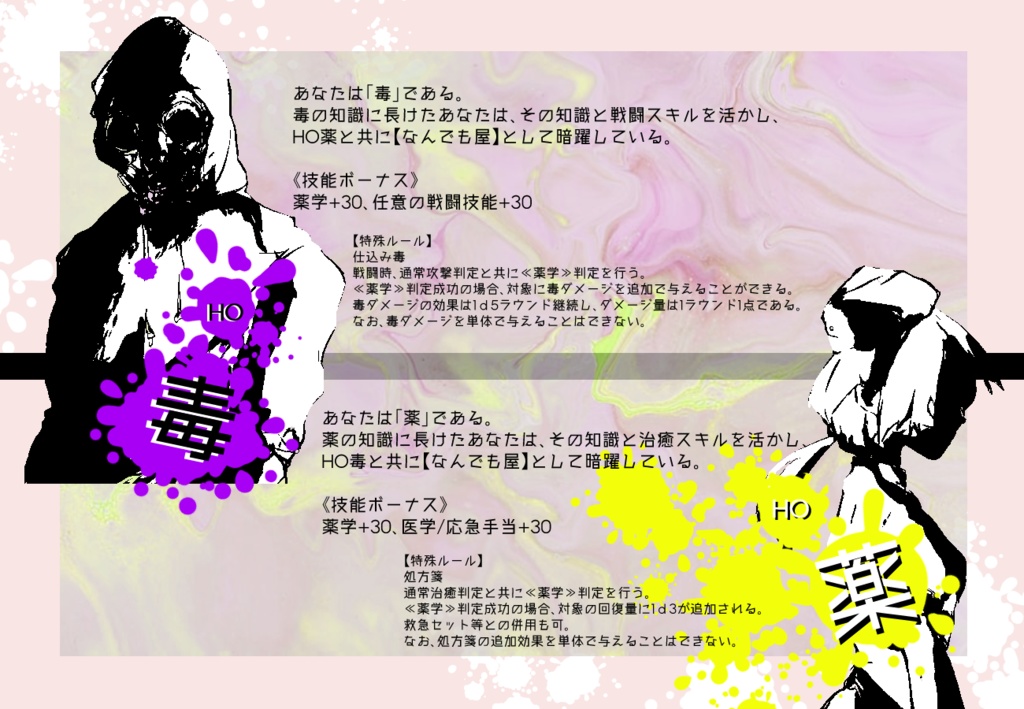 【CoC6版】召しませ毒、召しませ薬