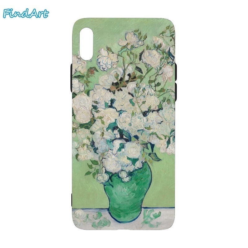 ✦白薔薇 ソフトiPhoneケース