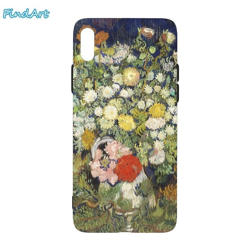 ✦花瓶の中の花束 ソフトiPhoneケース
