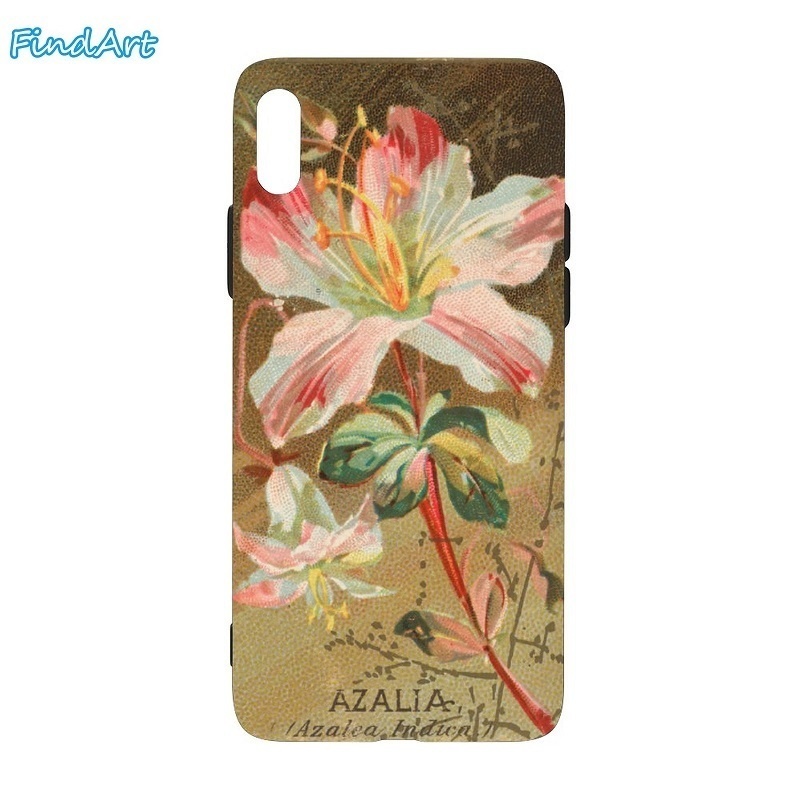 ✦花-Azalia ソフトiPhoneケース