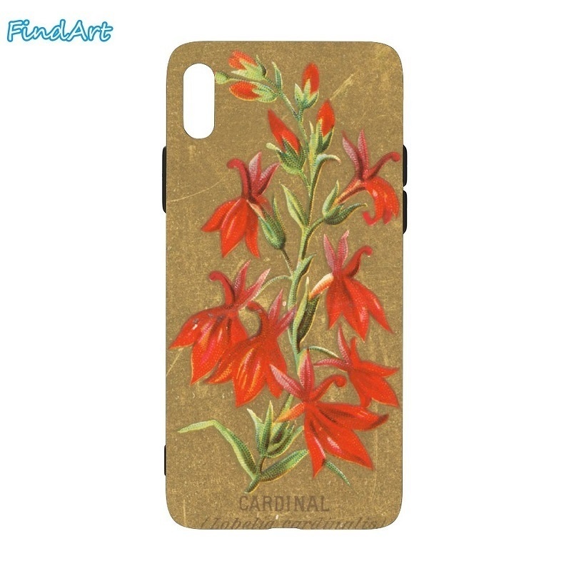 ✦花-Cardinal ソフトiPhoneケース