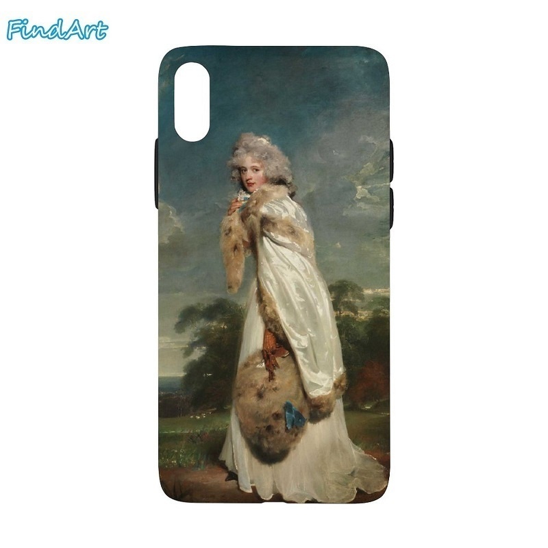 ✦ヴィンテージ美人 ソフトiPhoneケース