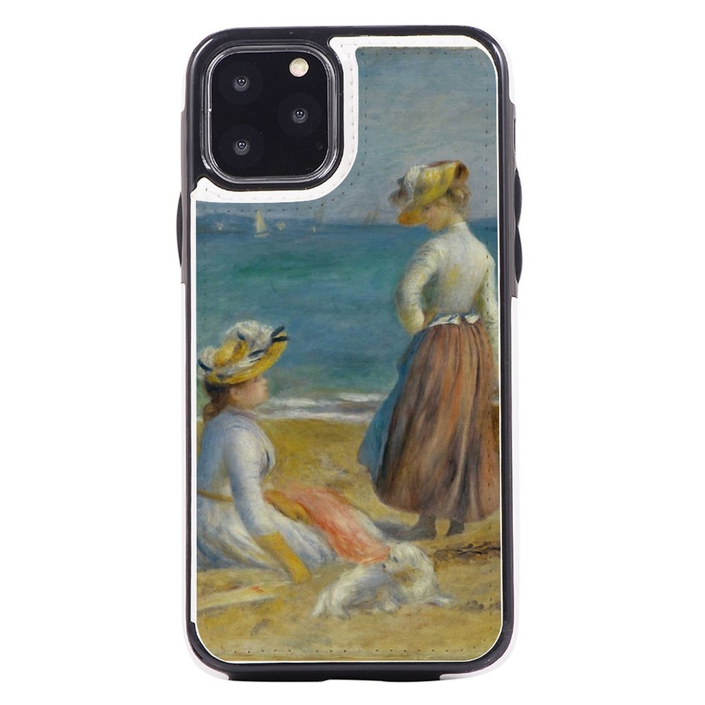 ✦海辺の美人 PUレザーiPhoneソフトケース