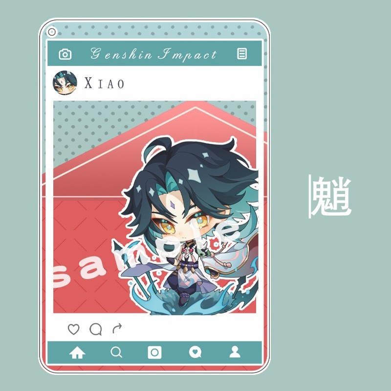 【原神同人】26キャラ アクリルフォトカード
