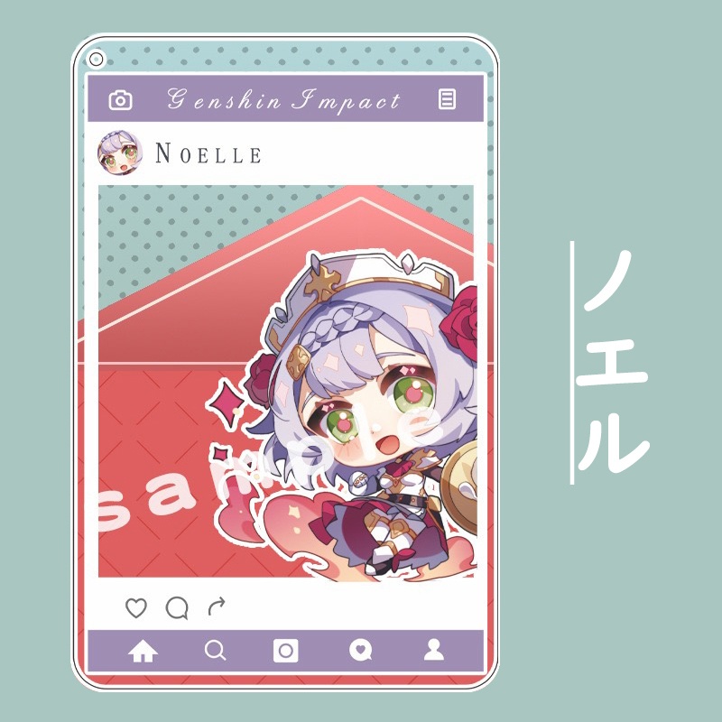 【原神同人】26キャラ アクリルフォトカード