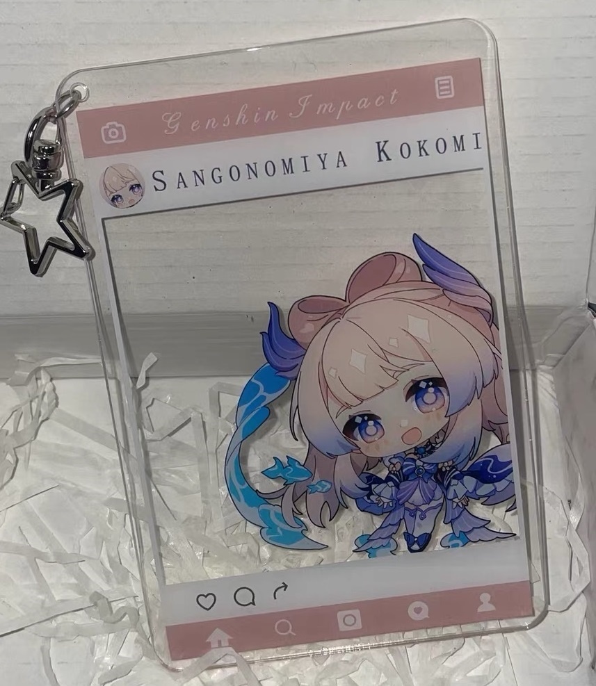 【原神同人】26キャラ アクリルフォトカード