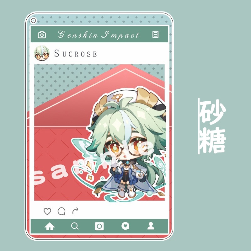 【原神同人】26キャラ アクリルフォトカード