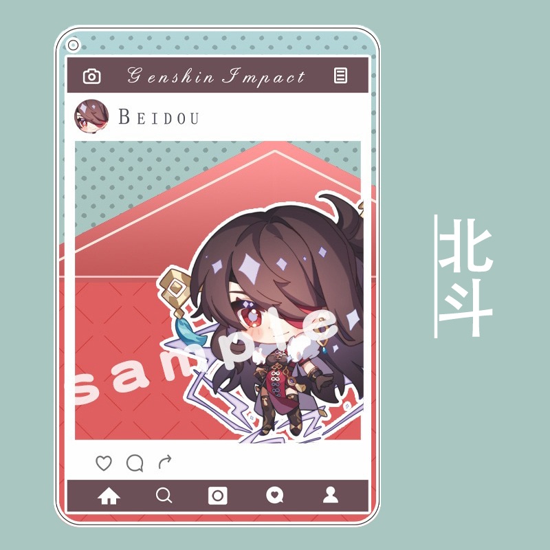 【原神同人】26キャラ アクリルフォトカード