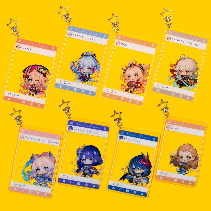 【原神同人】26キャラ アクリルフォトカード