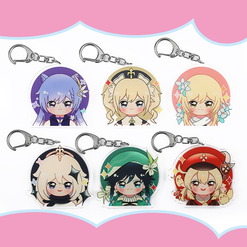 【原神】6種入り アクリルキーホルダー