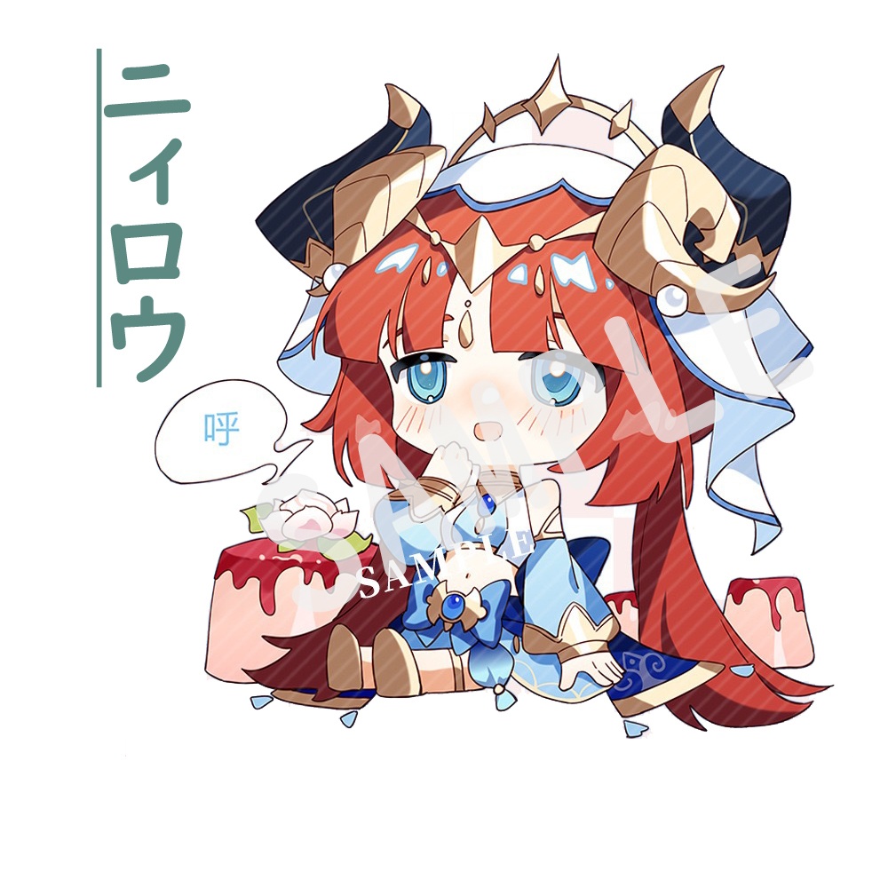 【原神-腹いっぱい食べたシリーズ】 トートバッグ(指定キャラ2点セット)