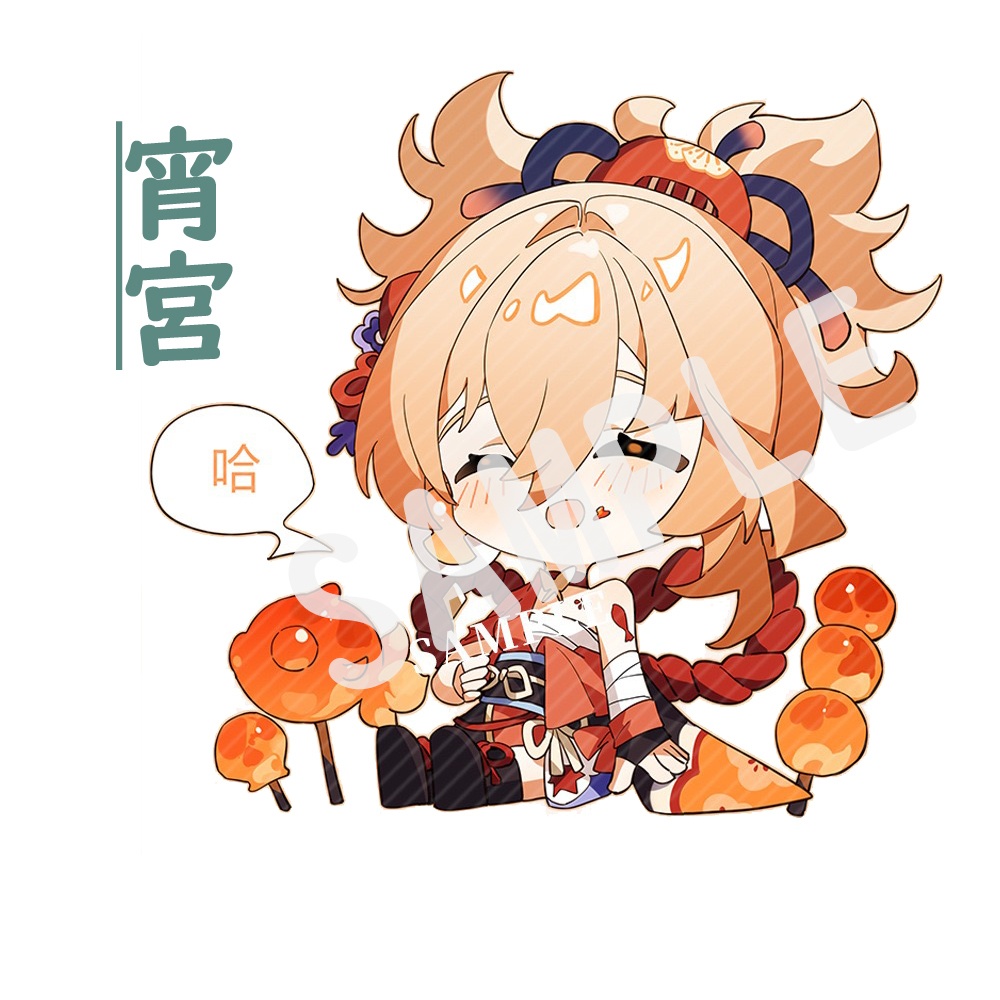 【原神-腹いっぱい食べたシリーズ】 トートバッグ(指定キャラ2点セット)