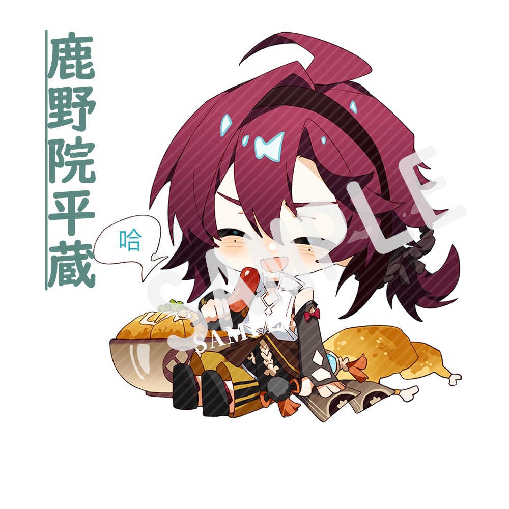 【原神-腹いっぱい食べたシリーズ】 トートバッグ(指定キャラ2点セット)