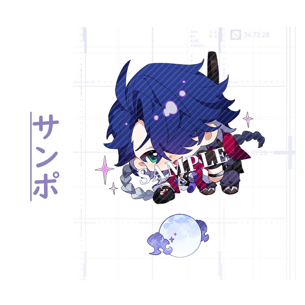 【スターレイル同人】計30種 アクリルキーホルダー(追加新6キャラ)