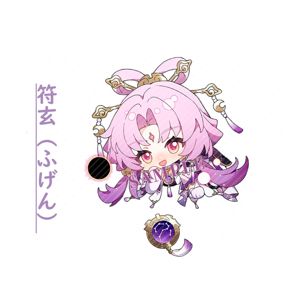 【スターレイル同人】計30種 アクリルキーホルダー(追加新6キャラ)