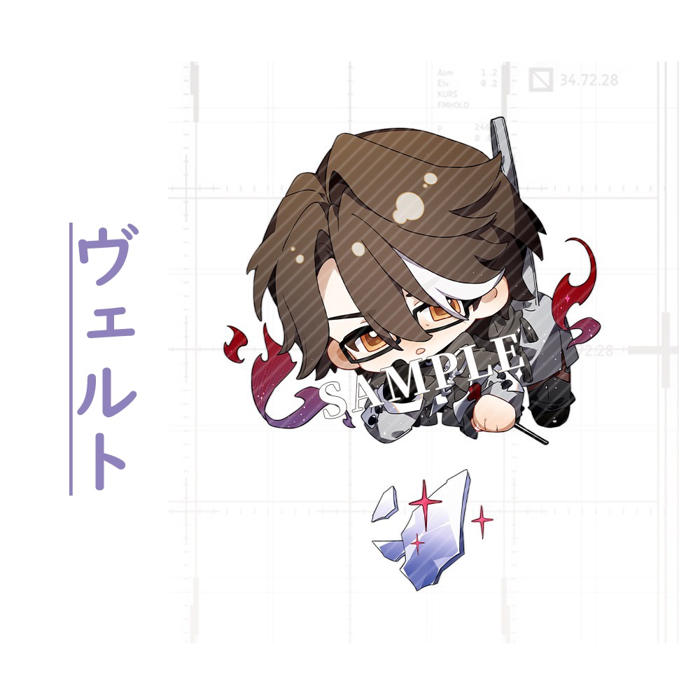 【スターレイル同人】計30種 アクリルキーホルダー(追加新6キャラ)