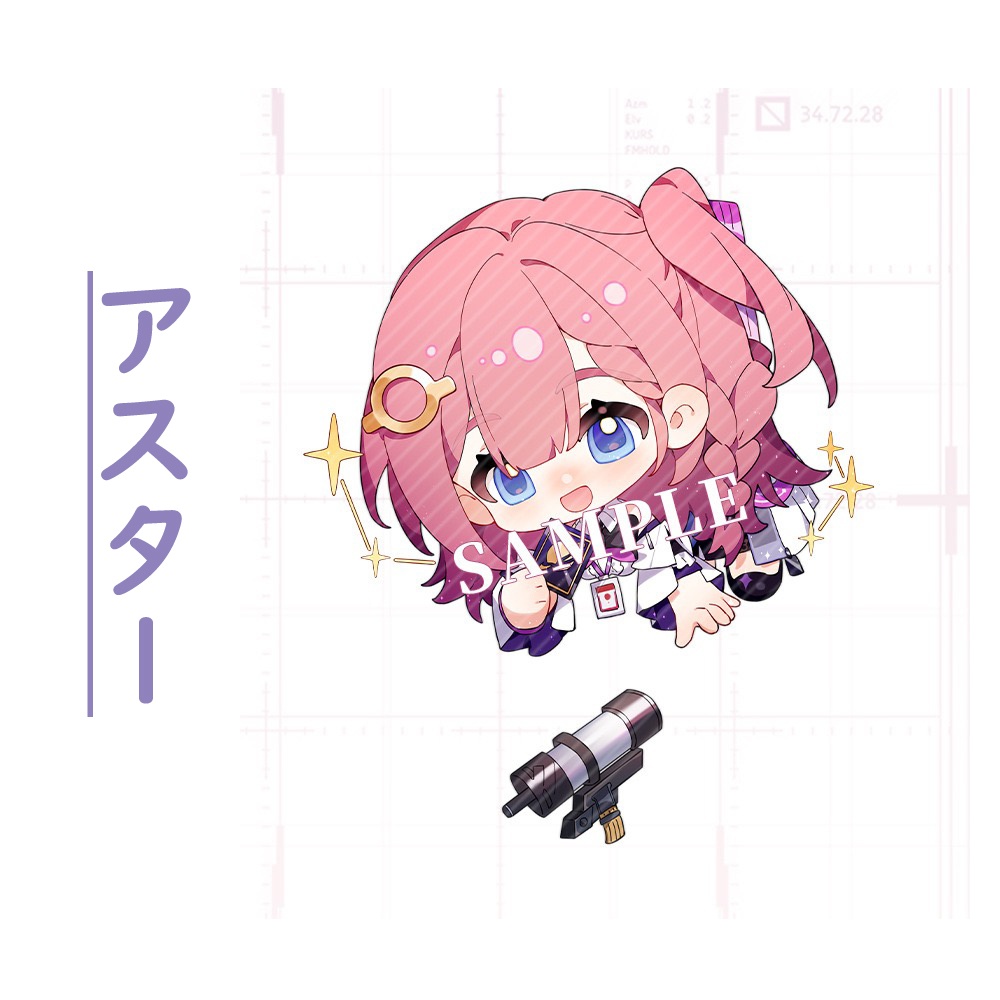 【スターレイル同人】計30種 アクリルキーホルダー(追加新6キャラ)