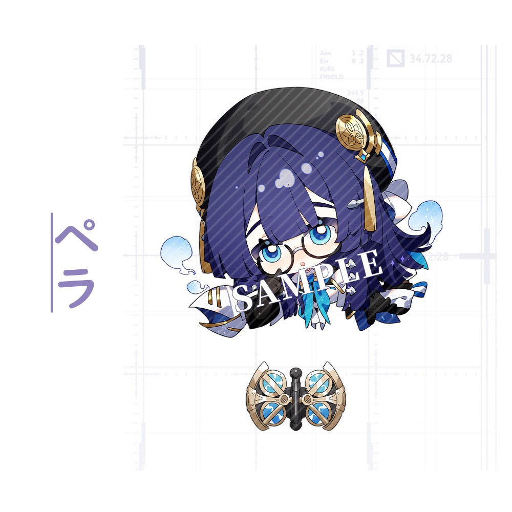 【スターレイル同人】計30種 アクリルキーホルダー(追加新6キャラ)