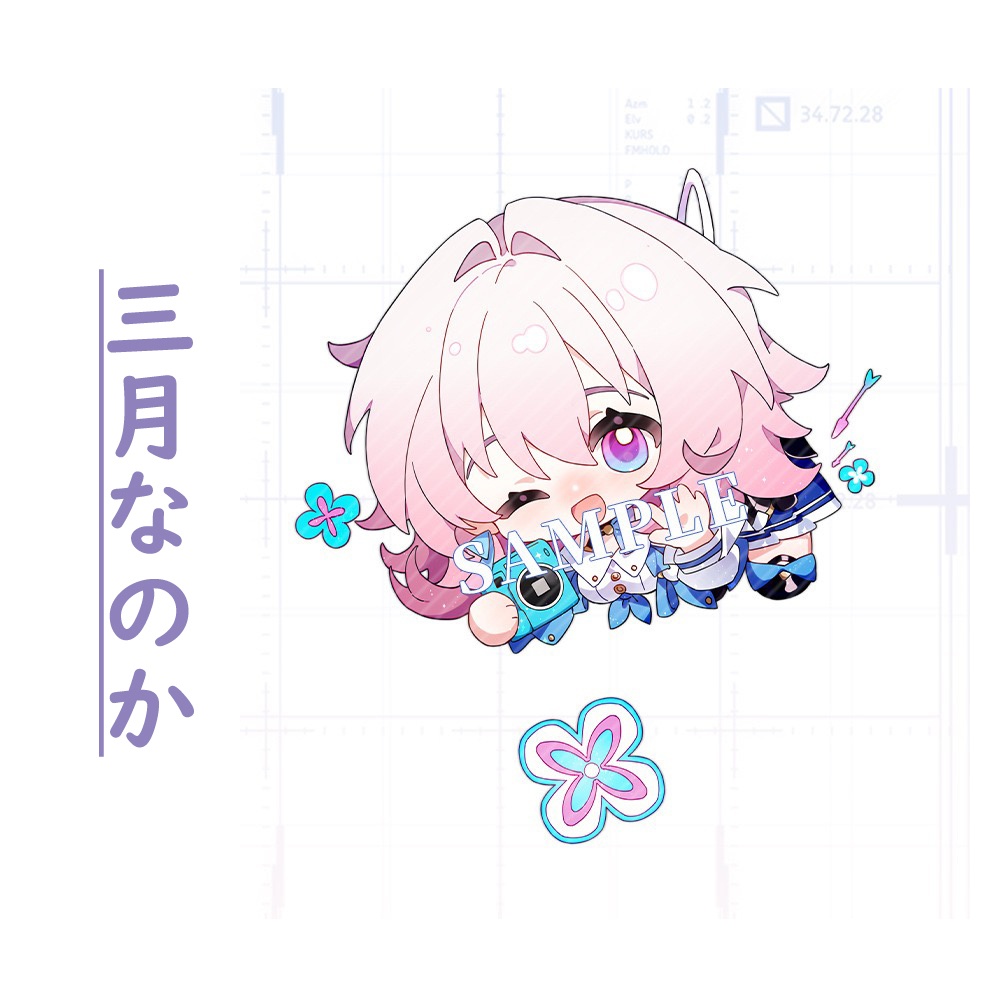 【スターレイル同人】計30種 アクリルキーホルダー(追加新6キャラ)