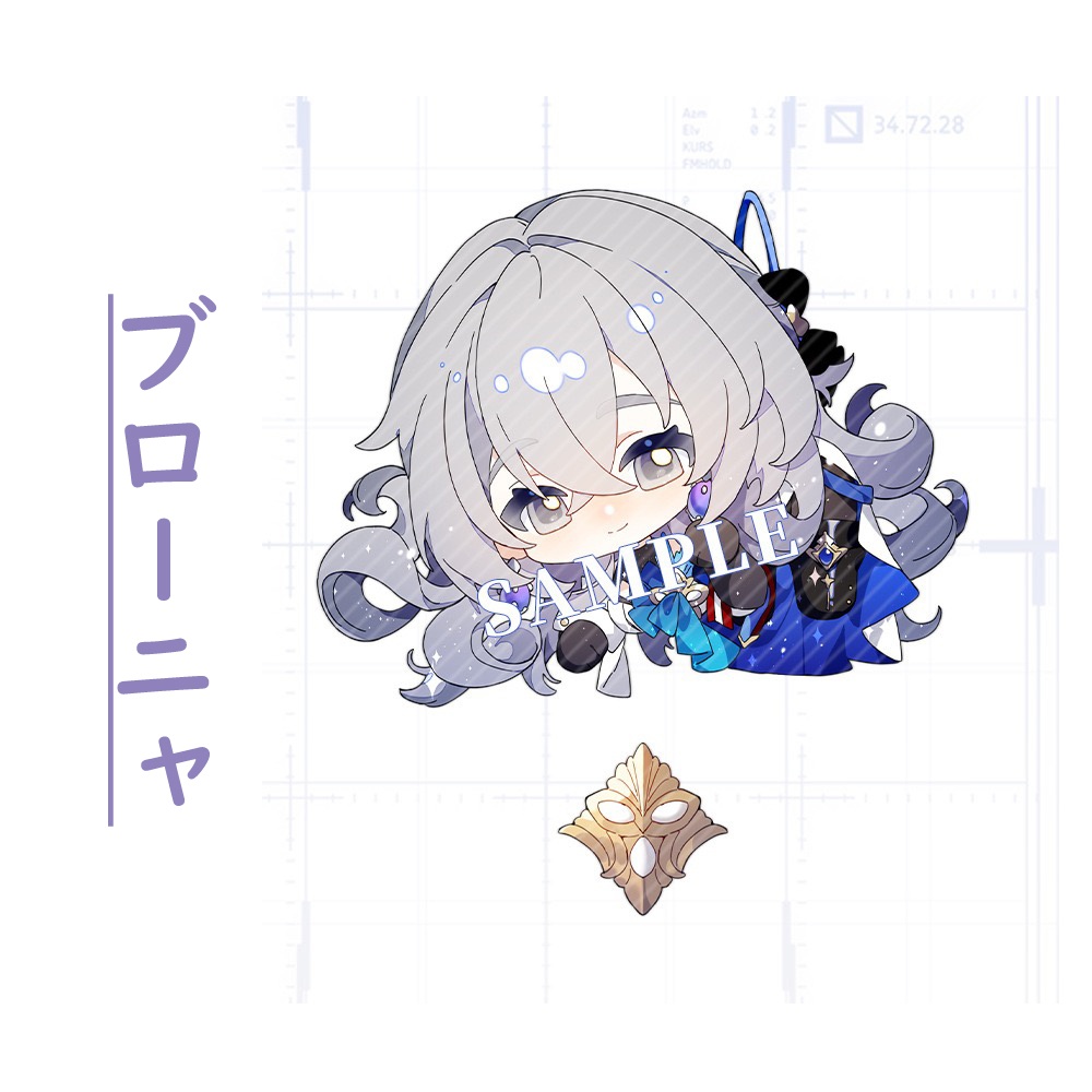 【スターレイル同人】計30種 アクリルキーホルダー(追加新6キャラ)