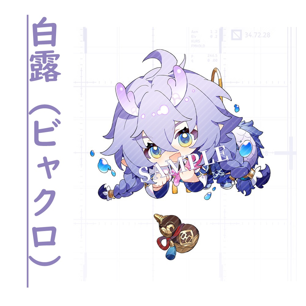 【スターレイル同人】計30種 アクリルキーホルダー(追加新6キャラ)